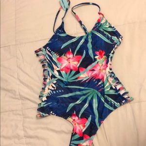 Never-worn Cheeky Tropical Bathing Suit